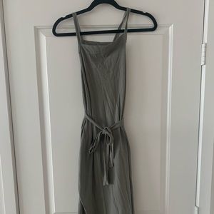 Truly madly deeply olive green dress